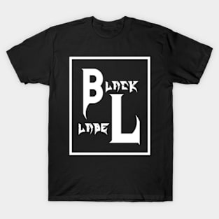 "Black Label" Square Logo T-Shirt